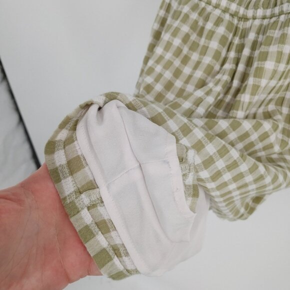 American Eagle Gingham Romper - Picture 3 of 6